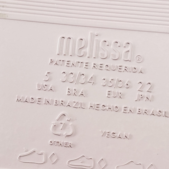 NEW Melissa Papete Essential Pink Orange Summer Flat Sandals K920 - Picture 10 of 11